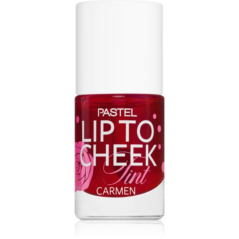 Pastel Lip To Cheek Tint tekoče rdečilo za ustnice in lica odtenek 01 Carmen 9.6 ml