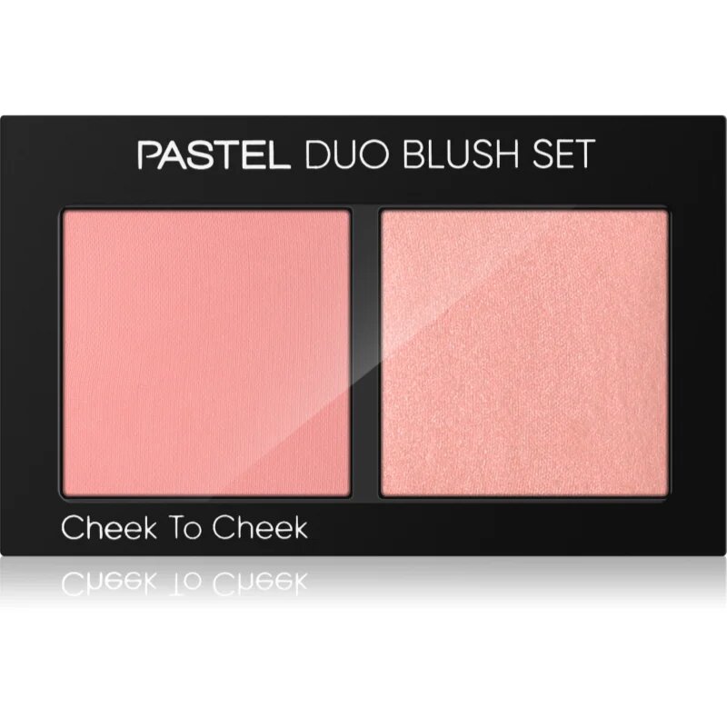 Pastel Profashion Duo Blush Set Cheek To Cheek paleta rdečil odtenek 10 Hot Pink 2x4.3 g