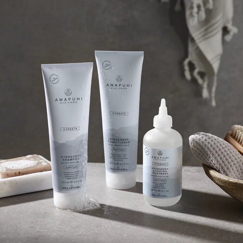 Paul Mitchell Awapuhi Wild Ginger HydraSoft Glossing Treatment intenzivna kura za lase za zdrav sijaj 236 ml