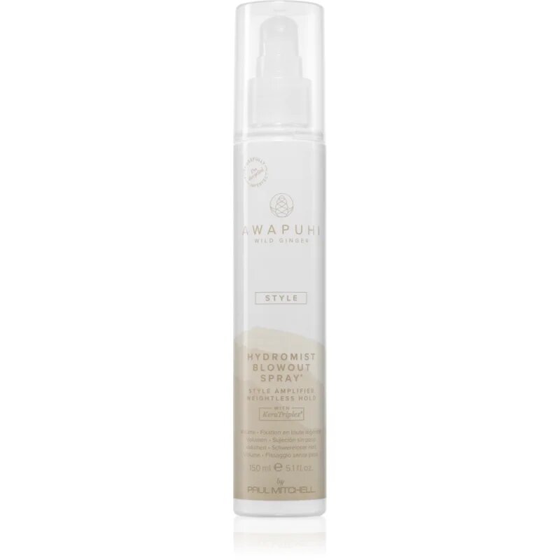 Paul Mitchell Awapuhi Wild Ginger HydroMist Blowout Spray pršilo za fiksiranje za popoln volumen 150 ml