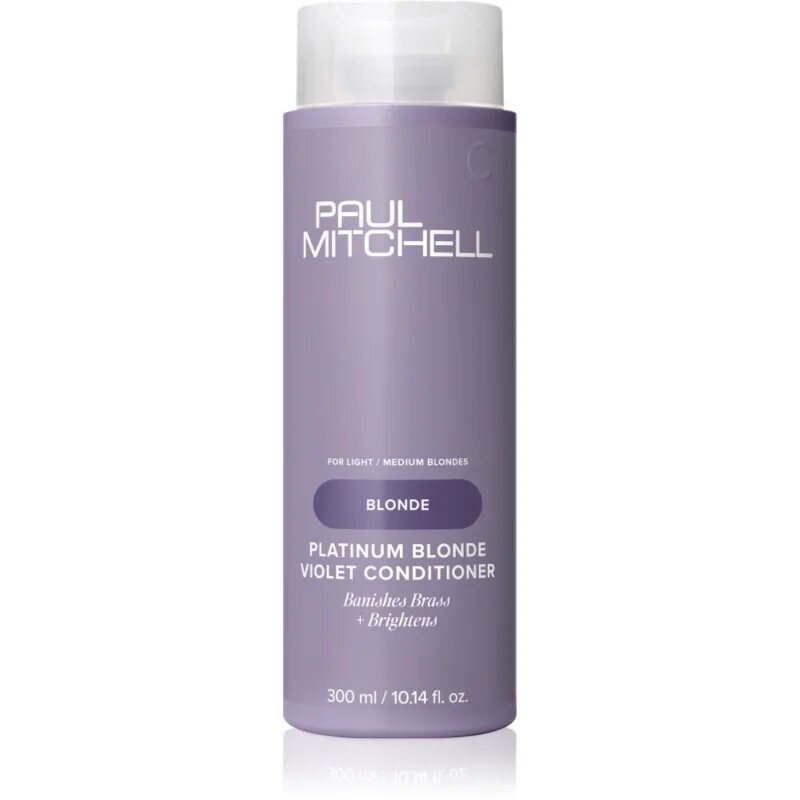 Paul Mitchell Blonde Platinum Blonde Violet Conditioner vijoličen balzam za blond in sive lase 300 ml