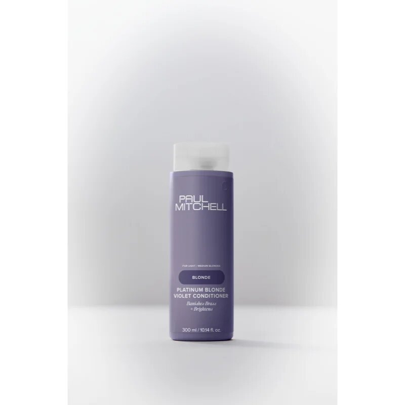 Paul Mitchell Blonde Platinum Blonde Violet Conditioner vijoličen balzam za blond in sive lase 300 ml