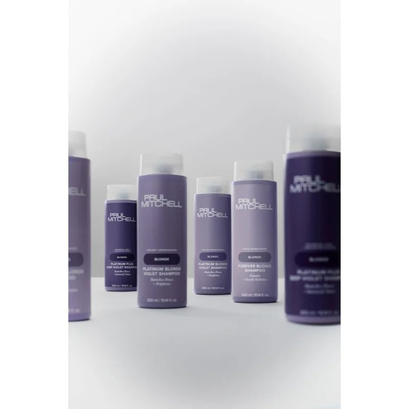 Paul Mitchell Blonde Platinum Blonde Violet Conditioner vijoličen balzam za blond in sive lase 300 ml