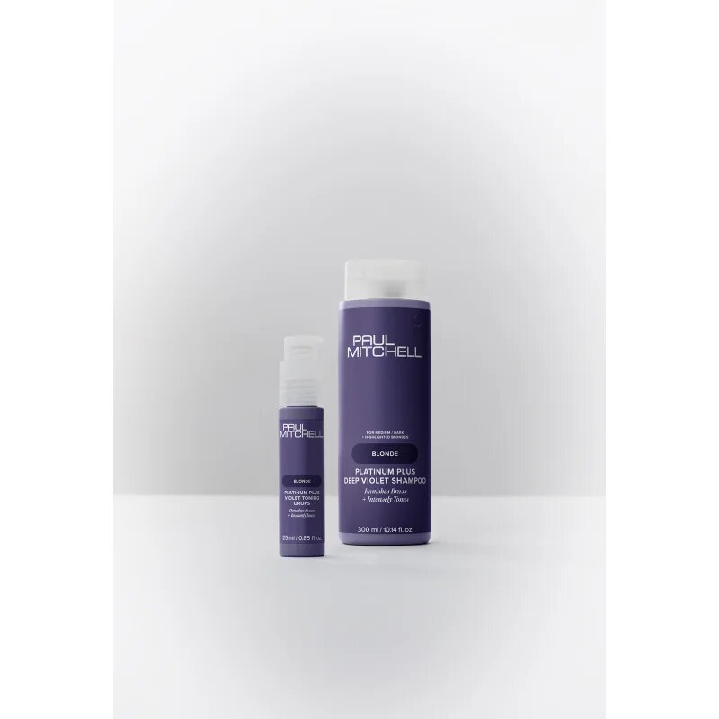 Paul Mitchell Blonde Platinum Plus Deep Violet Shampoo vijoličen šampon za nevtralizacijo rumenih odtenkov 300 ml