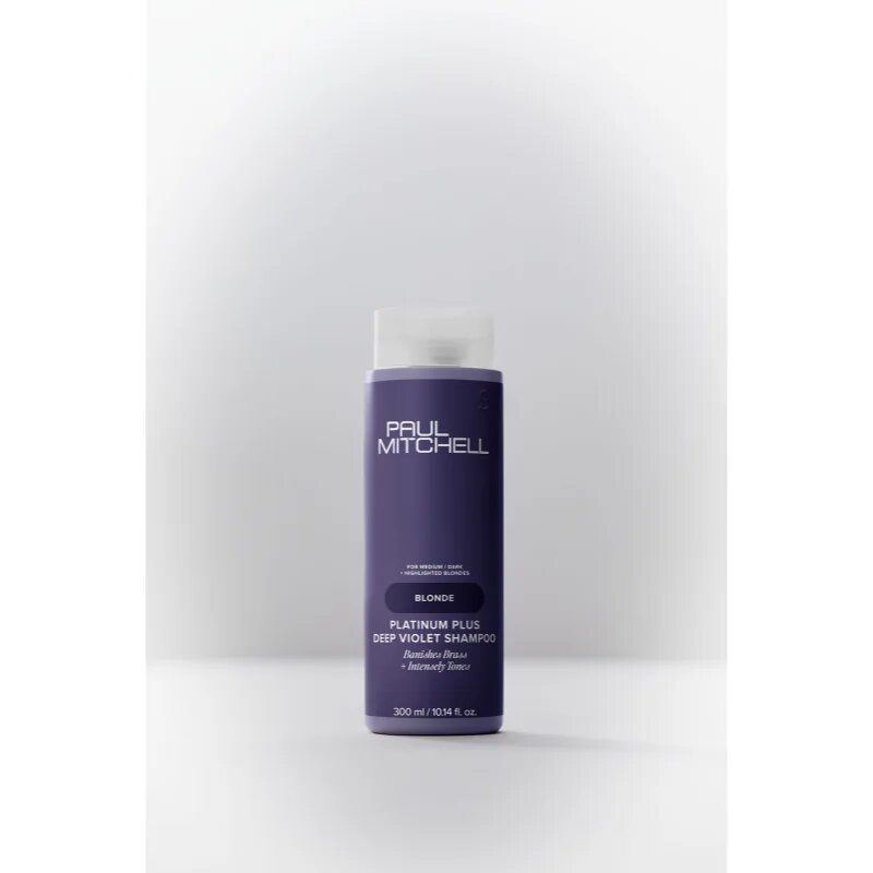 Paul Mitchell Blonde Platinum Plus Deep Violet Shampoo vijoličen šampon za nevtralizacijo rumenih odtenkov 300 ml