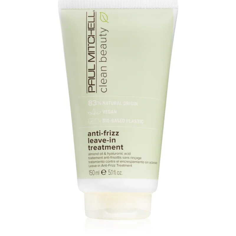 Paul Mitchell Clean Beauty Anti-Frizz balzam brez spiranja za glajenje las za neobvladljive lase 150 ml