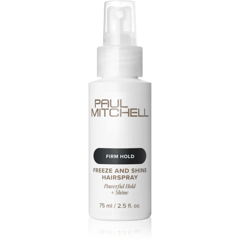 Paul Mitchell Firm Hold Freeze and Shine Hairspray lak za lase za grobe lase 75 ml