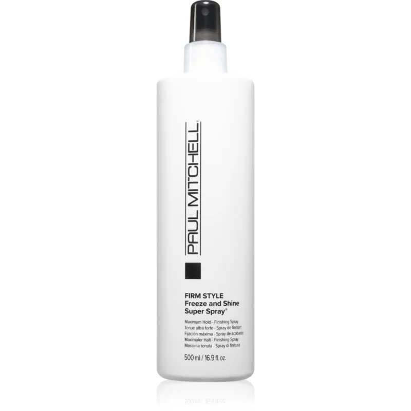 Paul Mitchell Firm Style Style Freeze and Shine Super Spray pršilo za fiksiranje s sijajem 500 ml