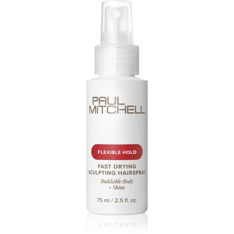 Paul Mitchell Flexible Hold Fast Drying Sculpting Hairspray lak za lase za volumen in sijaj 75 ml