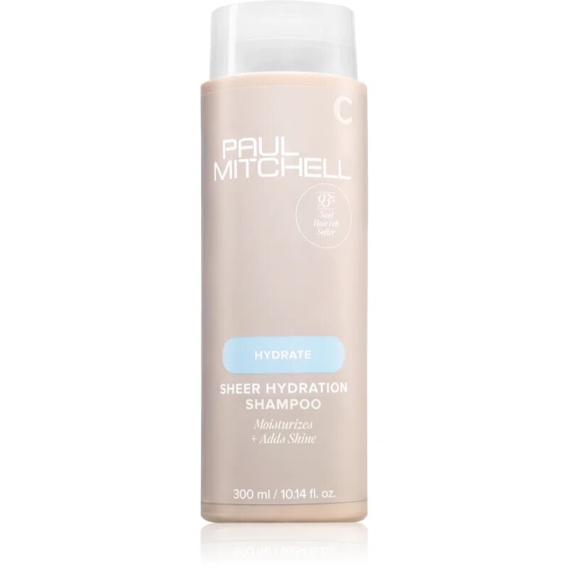 Paul Mitchell Hydrate Sheer Hydration Shampoo vlažilni šampon za sijaj in mehkobo las 300 ml