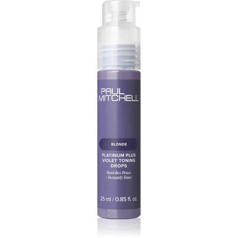 Paul Mitchell Platinum Plus Violet Toning Drops kapljice za nevtralizacijo rumenih odtenkov 25 ml
