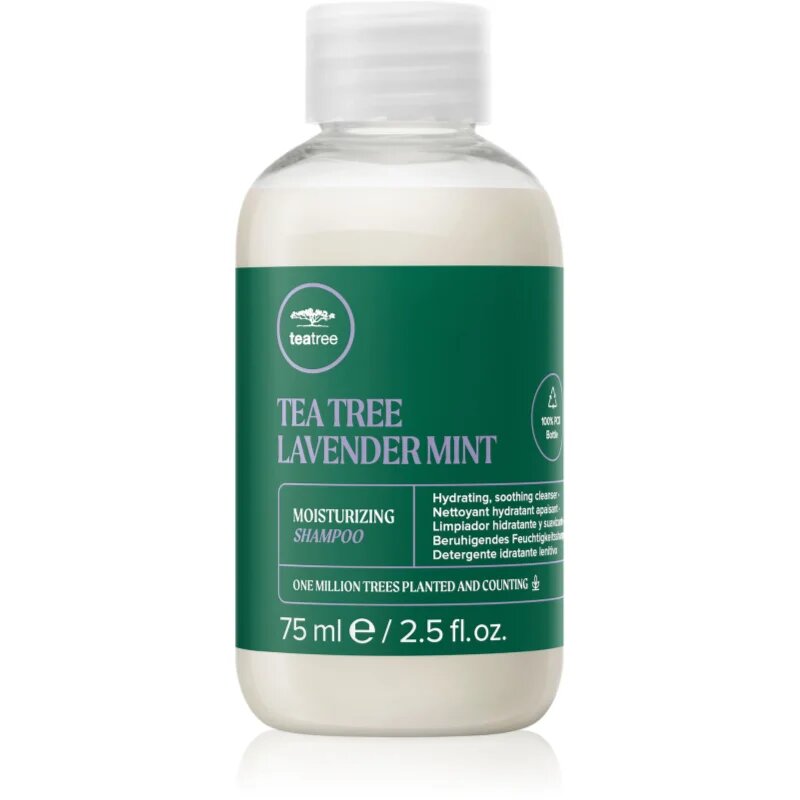 Paul Mitchell Tea Tree Lavender Mint vlažilni in pomirjajoči šampon z suhe lase 75 ml