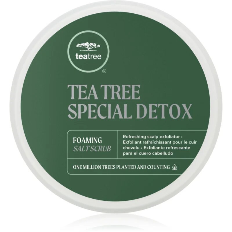 Paul Mitchell Tea Tree Special Detox Foaming Salt Scrub penast piling za lase in lasišče 184 ml