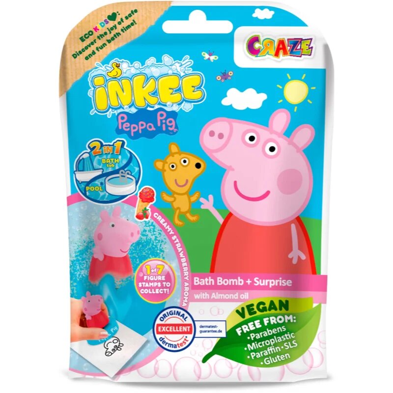 Peppa Pig Inkee kroglica za kopel 1 kos