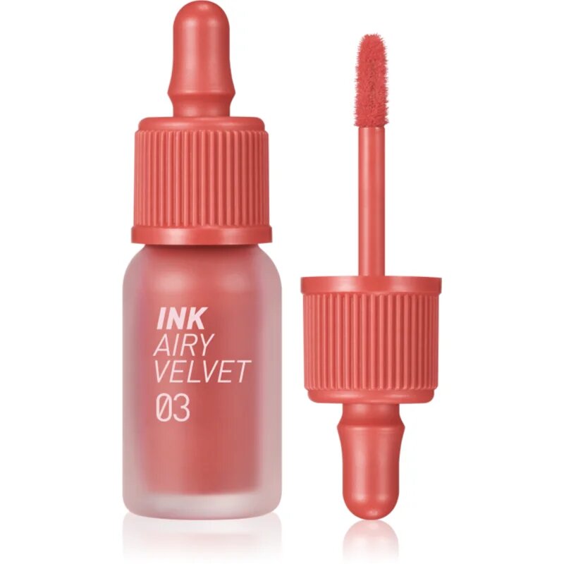 peripera Ink Airy Velvet kremasta šminka z mat učinkom odtenek 03 Cartoon Coral 4 g