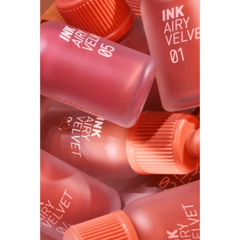 peripera Ink Airy Velvet kremasta šminka z mat učinkom odtenek 03 Cartoon Coral 4 g