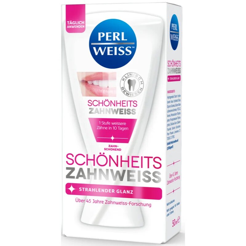 Perl Weiss Beauty zobna pasta za beljenje zob 50 ml