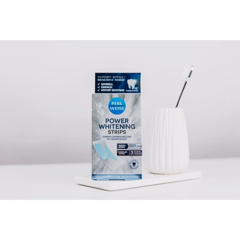 Perl Weiss Power Whitening Strips belilni trakovi za zobe 5x2 kos