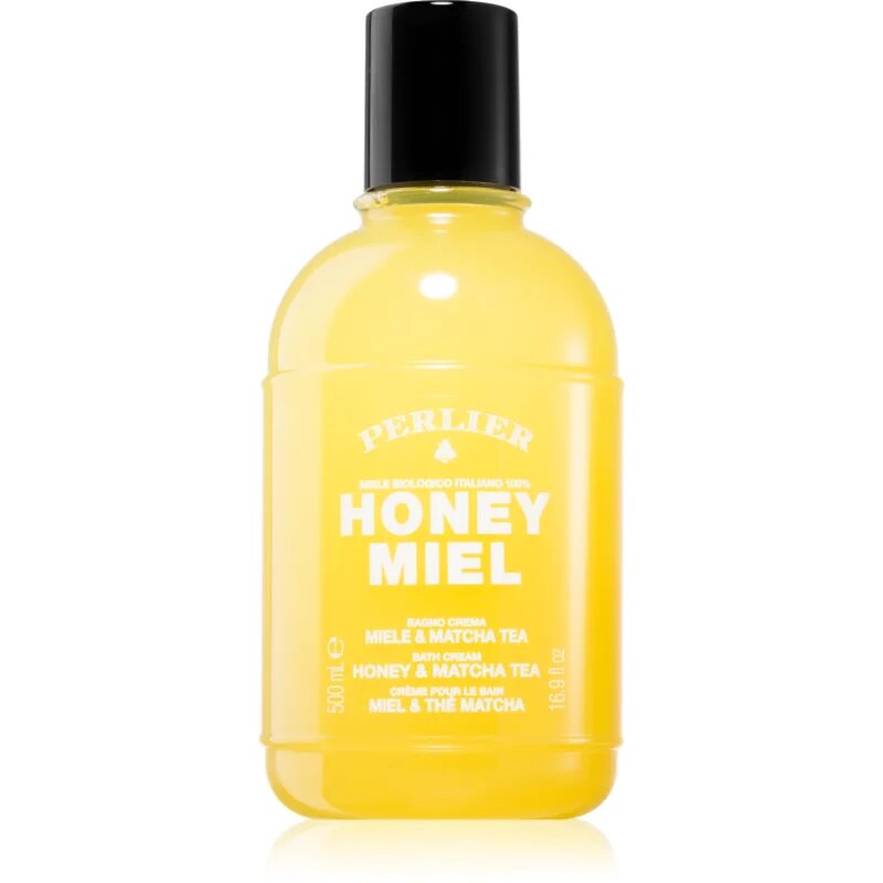Perlier Honey Miel Honey & Matcha Tea krema za prhanje in kopanje 500 ml