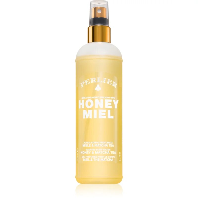Perlier Honey Miel Honey & Matcha Tea odišavljeno pršilo za telo za ženske 200 ml