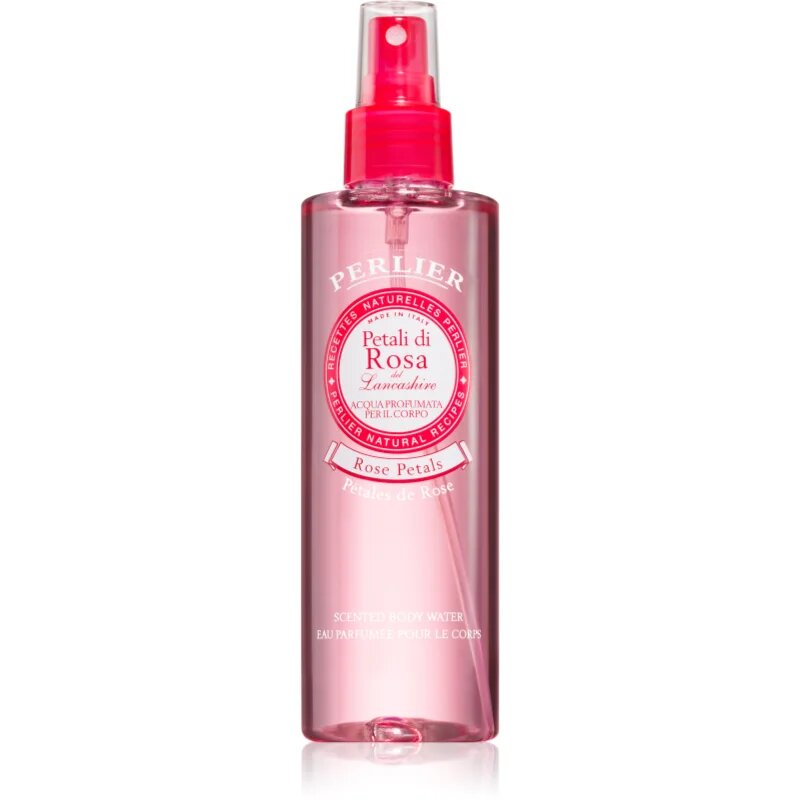 Perlier Rose Petals osvežujoče pršilo za telo 200 ml