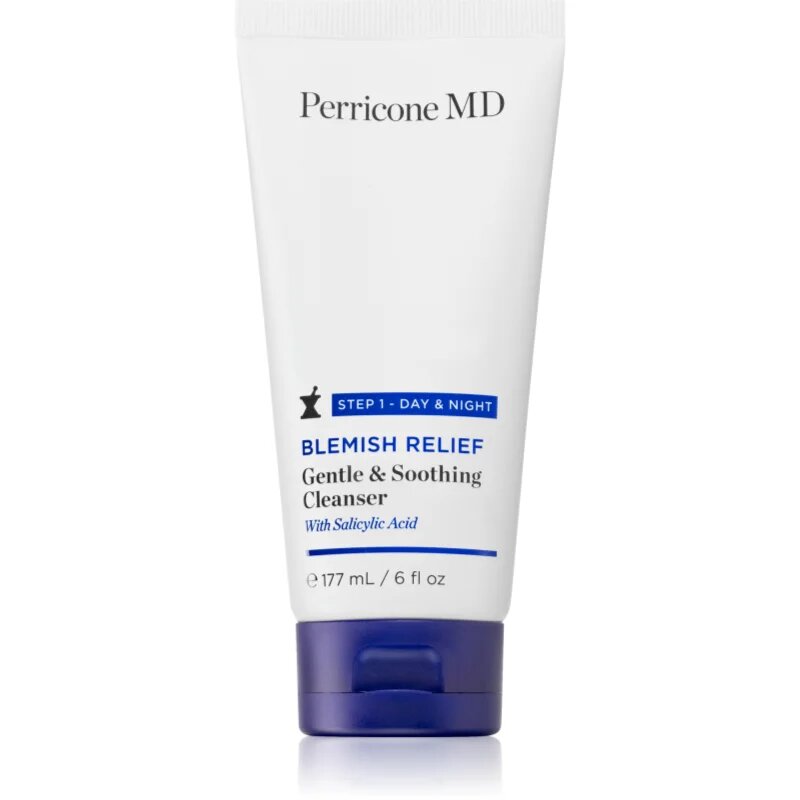 Perricone MD Blemish Relief Cleanser nežni pomirjevalni in čistilni gel za odstranjevanje ličil 177 ml