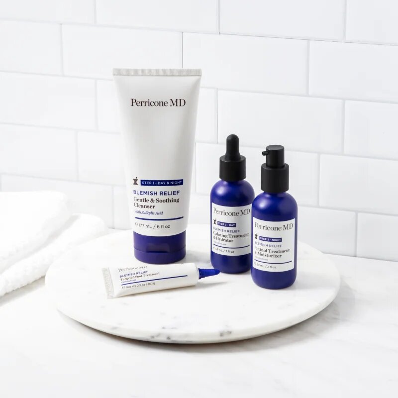 Perricone MD Blemish Relief Cleanser nežni pomirjevalni in čistilni gel za odstranjevanje ličil 177 ml