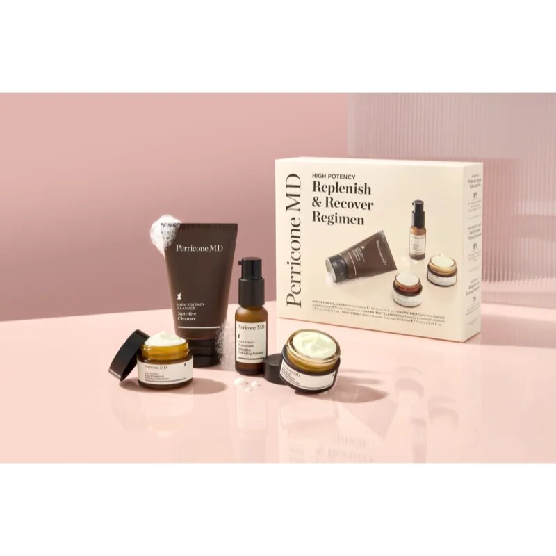 Perricone MD High Potency Replenish & Recover Regimen darilni set za vlaženje in učvrstitev kože