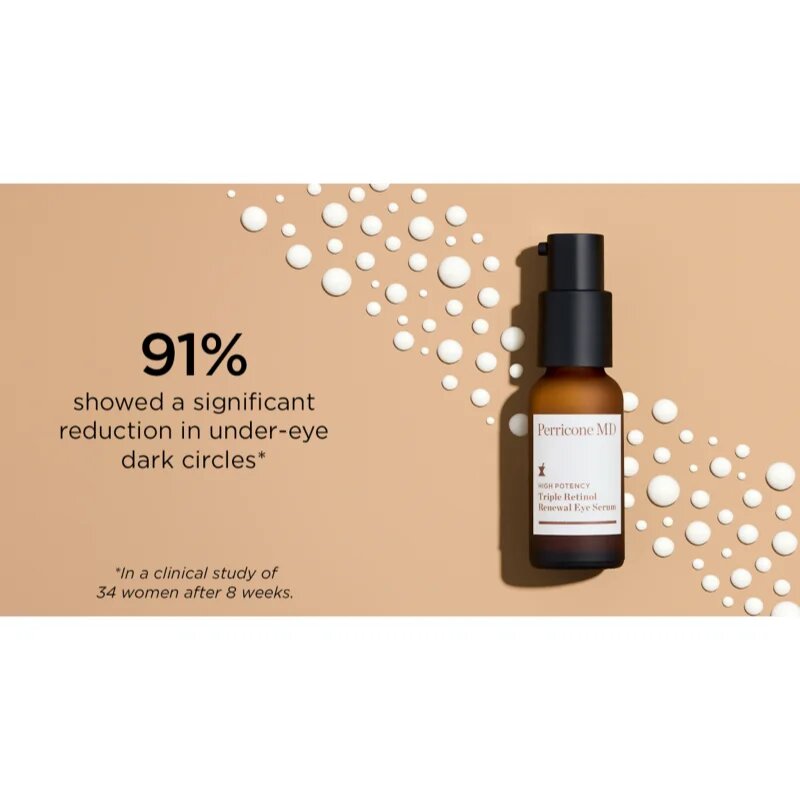 Perricone MD High Potency Triple Retinol Renewal Eye Serum pomlajevalni serum za predel okoli oči z retinolom 15 ml