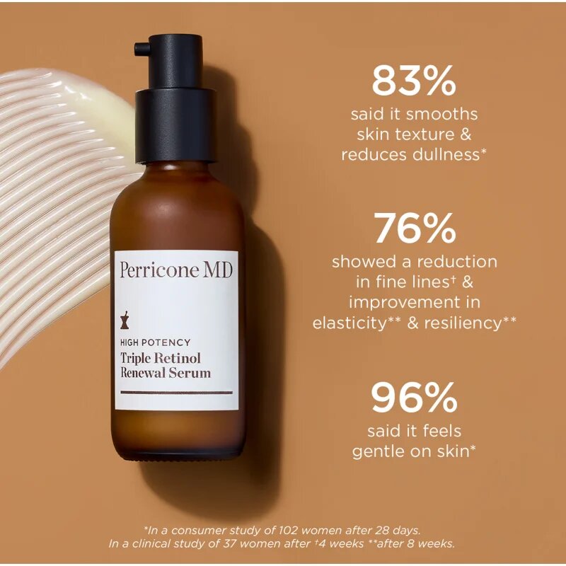 Perricone MD High Potency Triple Retinol Renewal Serum pomlajevalni serum za obraz z retinolom 59 ml