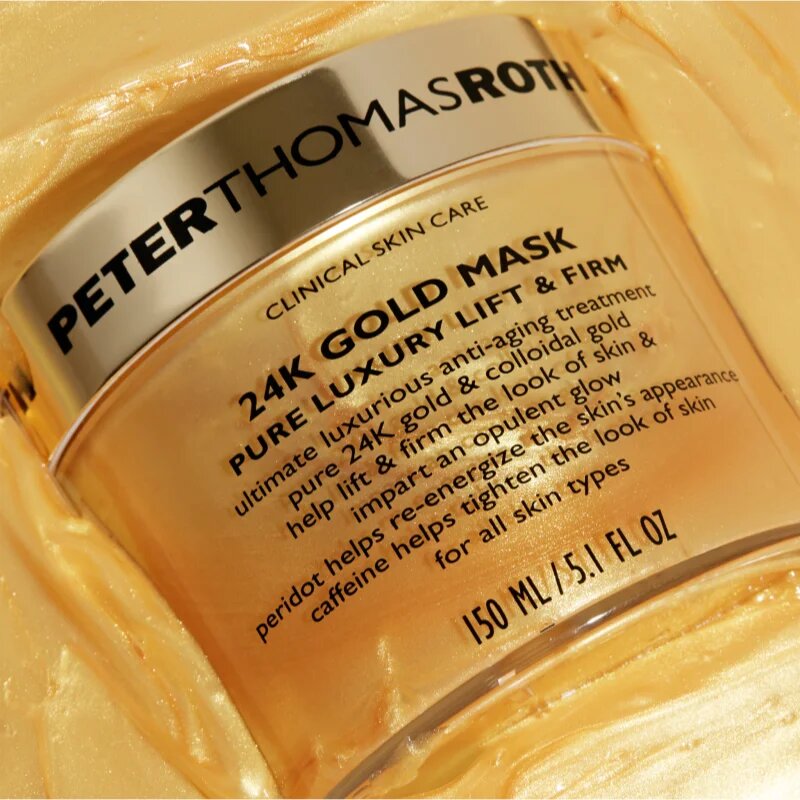 Peter Thomas Roth 24K Gold Mask luksuzna učvrstitvena maska za obraz z učinkom liftinga 150 ml