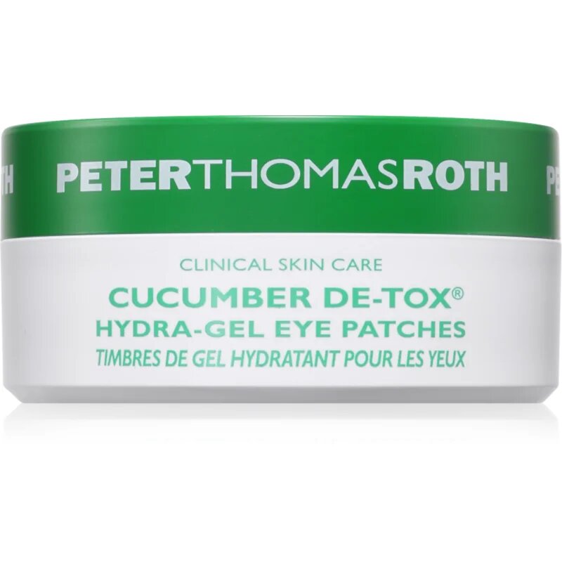 Peter Thomas Roth Cucumber De-Tox Hydra-Gel Eye Patches vlažilna gel maska za oči 60 kos