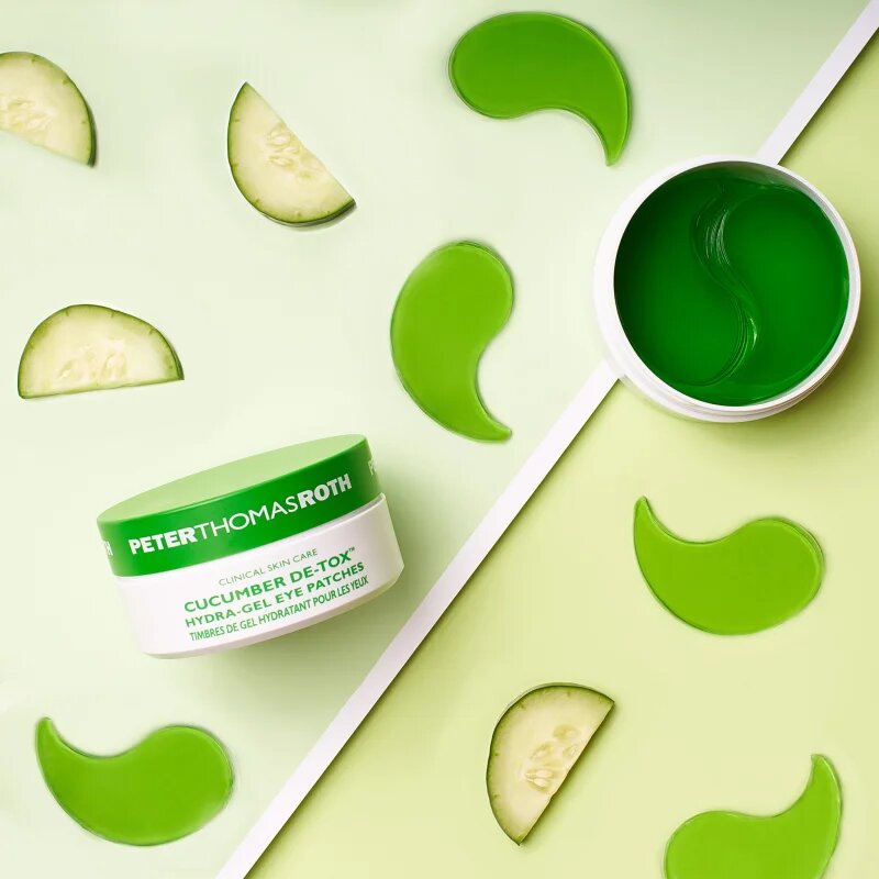 Peter Thomas Roth Cucumber De-Tox Hydra-Gel Eye Patches vlažilna gel maska za oči 60 kos