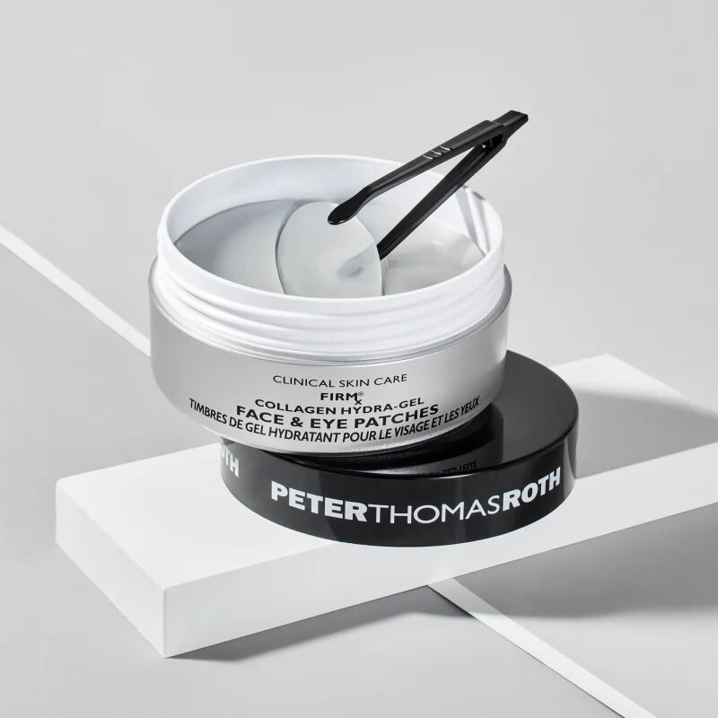 Peter Thomas Roth FIRMx Collagen Hydra-Gel Eye & Face Patches vlažilne gelaste blazinice za obraz in predel okoli oči 90 kos