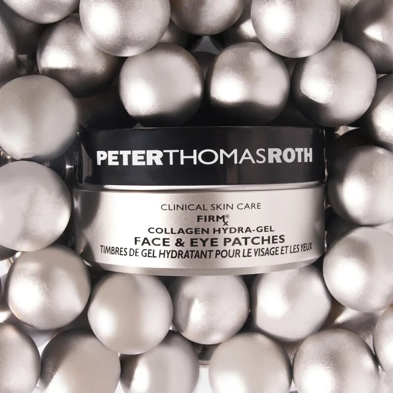 Peter Thomas Roth FIRMx Collagen Hydra-Gel Eye & Face Patches vlažilne gelaste blazinice za obraz in predel okoli oči 90 kos