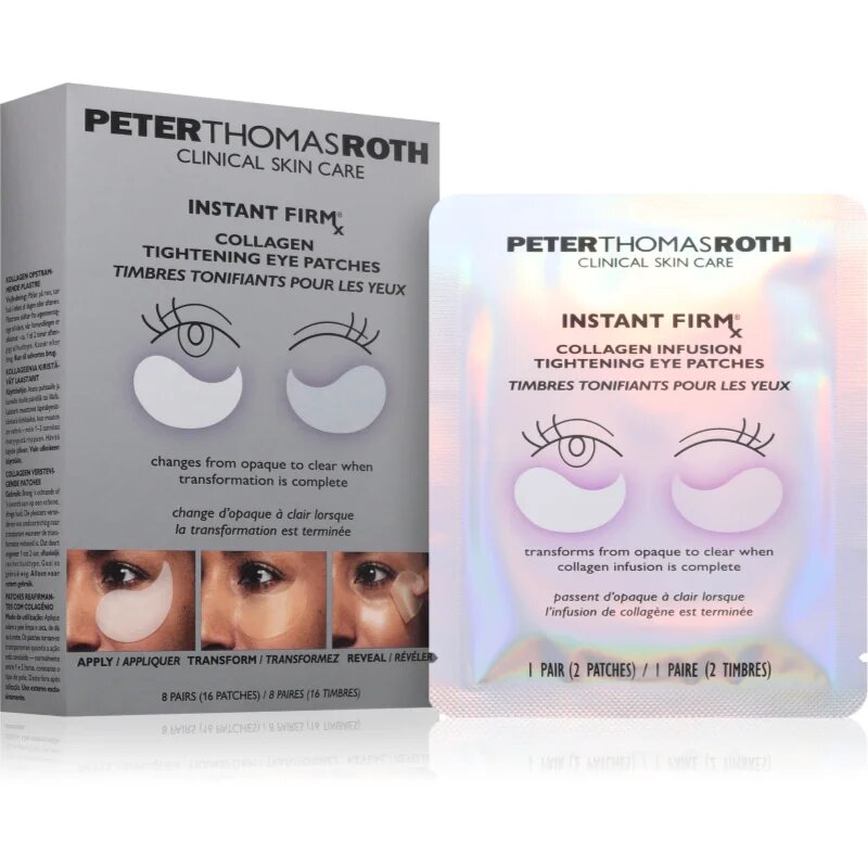 Peter Thomas Roth Instant FIRMx Collagen Infusion Tighteneing Eye Patches gelaste blazinice za učvrstitev kože za pod oči 1 kos