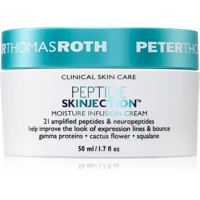 Peter Thomas Roth Peptide Skinjection™ Moisture Infusion Cream Refillable gladilna vlažilna krema s peptidi za ponovno polnjenje 50 ml
