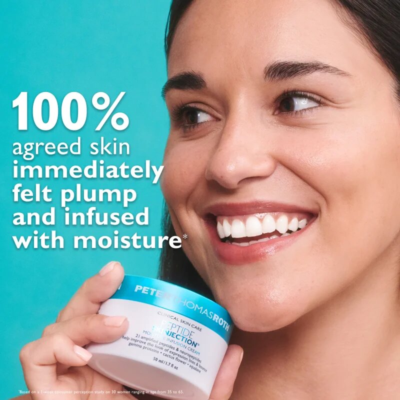 Peter Thomas Roth Peptide Skinjection™ Moisture Infusion Cream Refillable gladilna vlažilna krema s peptidi za ponovno polnjenje 50 ml