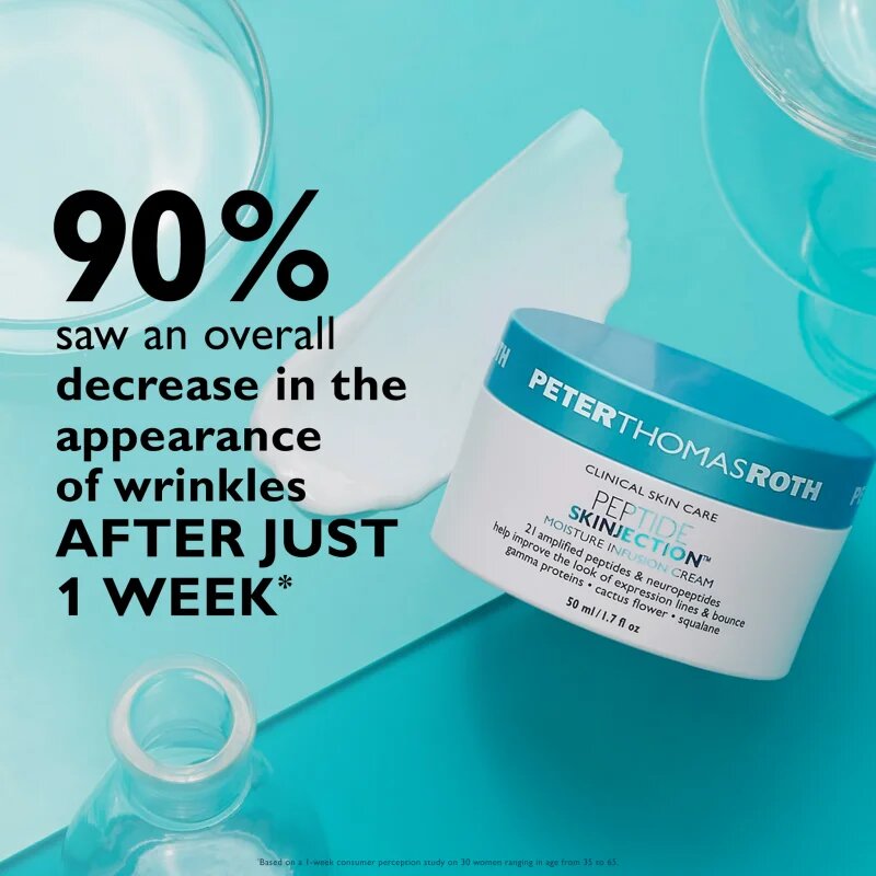 Peter Thomas Roth Peptide Skinjection™ Moisture Infusion Cream Refillable gladilna vlažilna krema s peptidi za ponovno polnjenje 50 ml