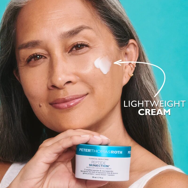 Peter Thomas Roth Peptide Skinjection™ Moisture Infusion Cream Refillable gladilna vlažilna krema s peptidi za ponovno polnjenje 50 ml