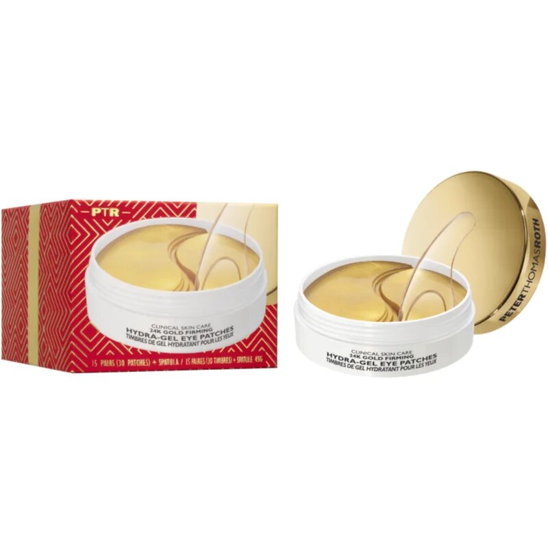 Peter Thomas Roth Travel Holiday Kit regeneracijske hidrogel blazinice za predel pod očmi v darilnem pakiranju