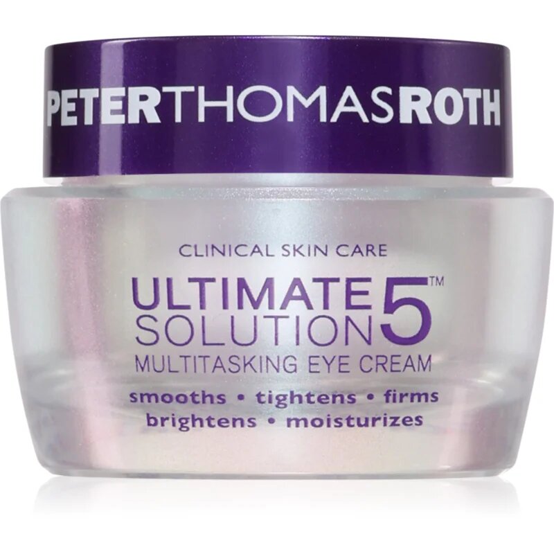 Peter Thomas Roth Ultimate Solution 5 Multitasking Eye Cream bogata vlažilna krema za oči 15 ml