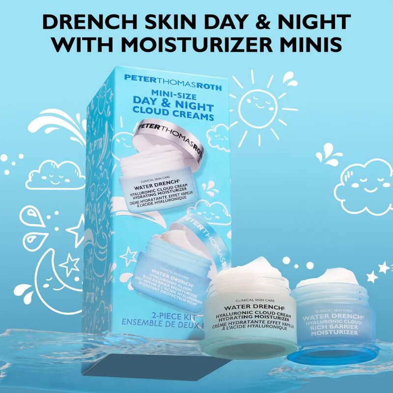 Peter Thomas Roth Water Drench Mini Day & Night Cloud Creams darilni set za intenzivno vlažnost