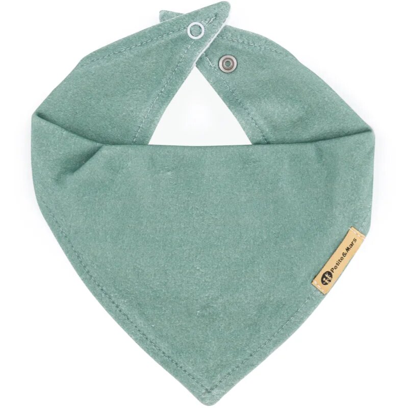Petite&Mars Bandana Luke 3m+ slinček Beige Kiwis&Misty Green 1 kos