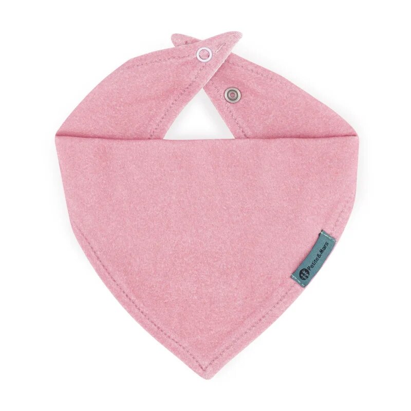 Petite&Mars Bandana Luke 3m+ slinček Beige Strawberies&Dusty Rose 2 kos