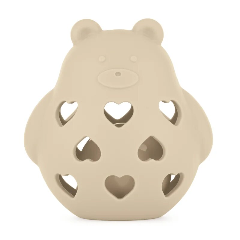 Petite&Mars Bear Basil 0m+ ropotuljica Desert Sand 1 kos