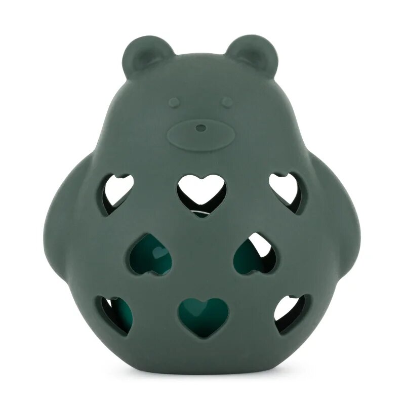 Petite&Mars Bear Basil 0m+ ropotuljica Misty Green 1 kos