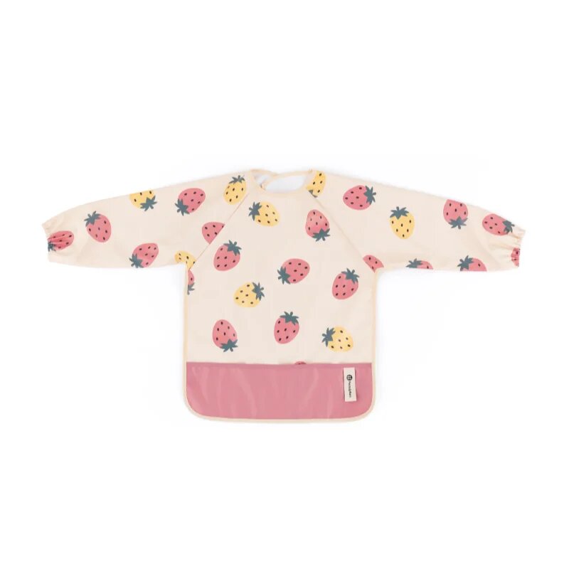 Petite&Mars Ben slinček z dolgimi rokavi 2 y+ Beige Strawberries 1 kos