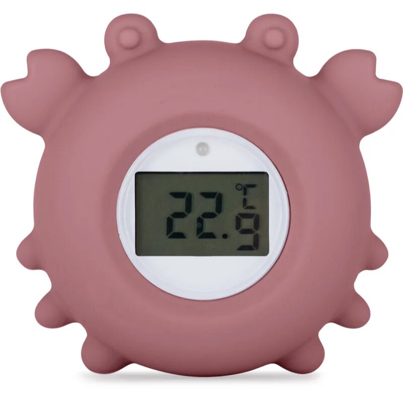 Petite&Mars Digital Silicone Water Thermometer 0m+ digitalni termometer za v kad Crab Caleb 1 kos
