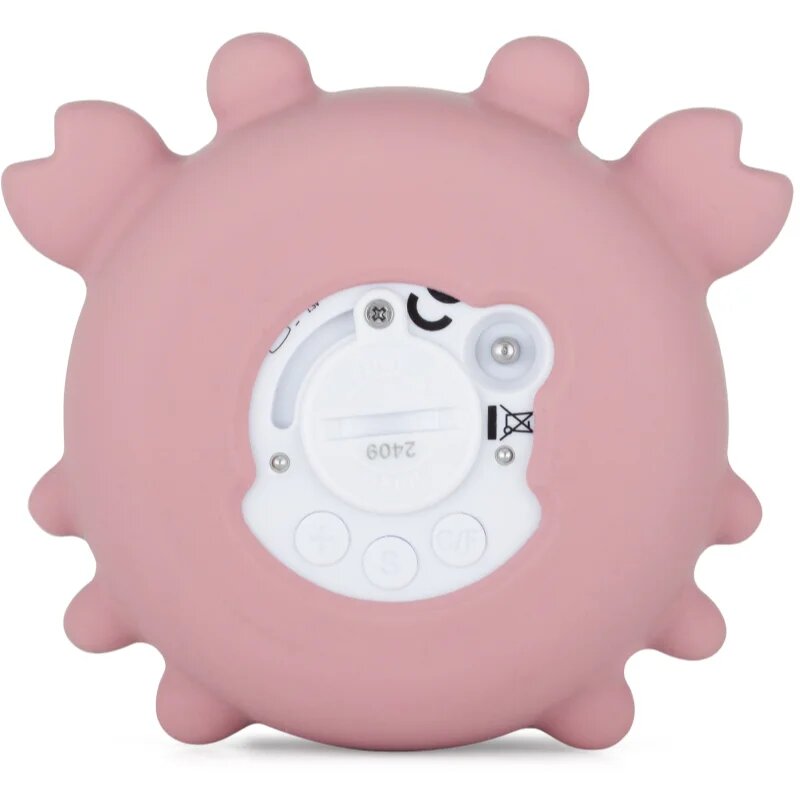 Petite&Mars Digital Silicone Water Thermometer 0m+ digitalni termometer za v kad Crab Caleb 1 kos